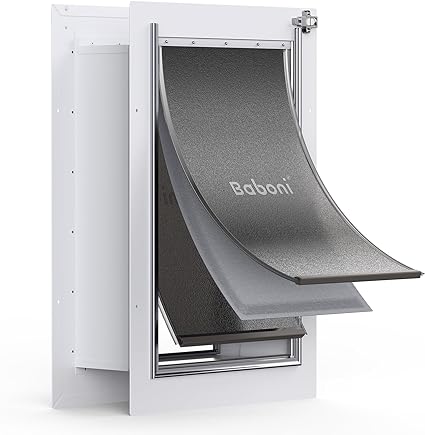 In wall pet door
